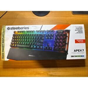 SteelSeries Apex 7 Mechanical Gaming Keyboard - Red Switch